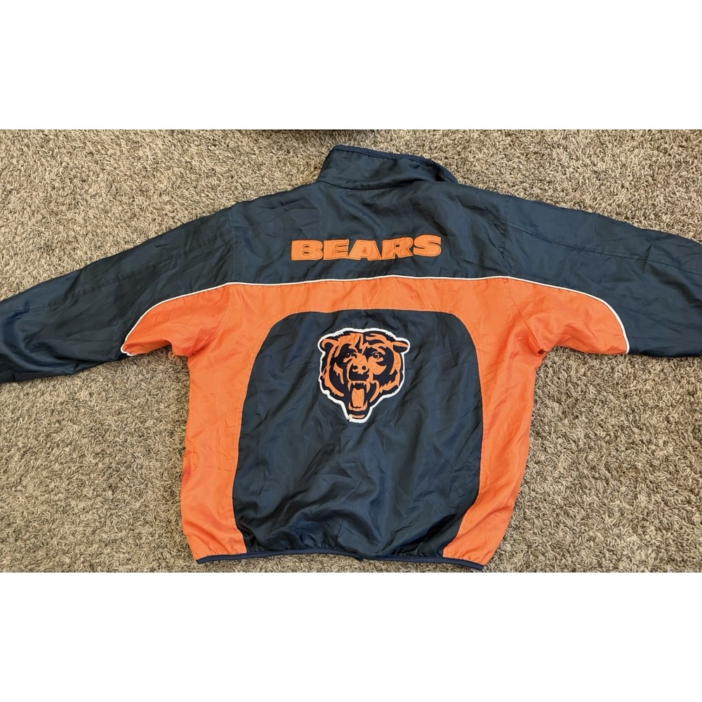 Vintage NFL Chicago Bears Reversible Winter Jacket & Fleece Mens Size XL
